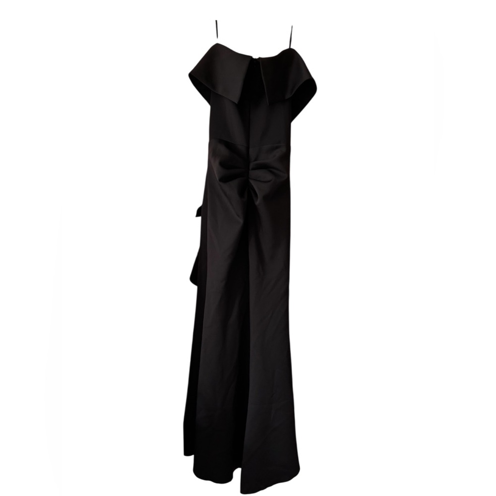 Xscape Black One-Shoulder Ruffle Gown - Picture 2 of 3